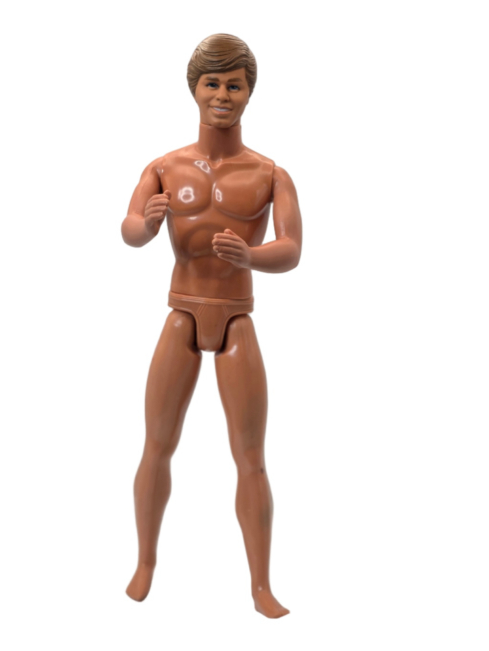 Vintage Mattel Ken Doll 1968 Malaysia One Size Beige Brown